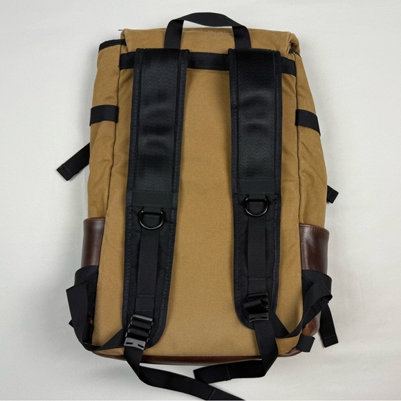Topo Designs Klettersack Heritage Backpack Duck Brown Canvas Horween Leather USA - Picture 2 of 13